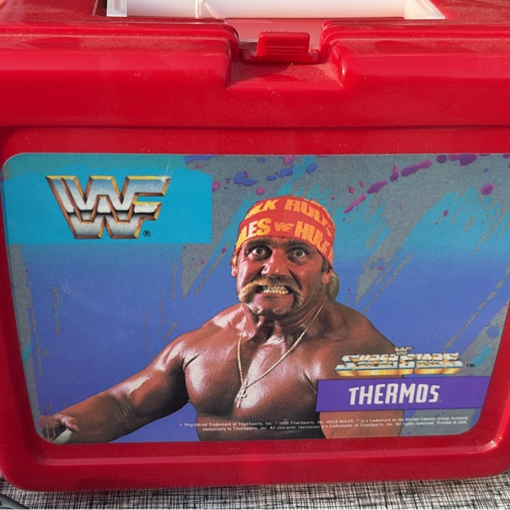 WWF Hulk Hogan Lunchbox 80s/90s NEVER USED